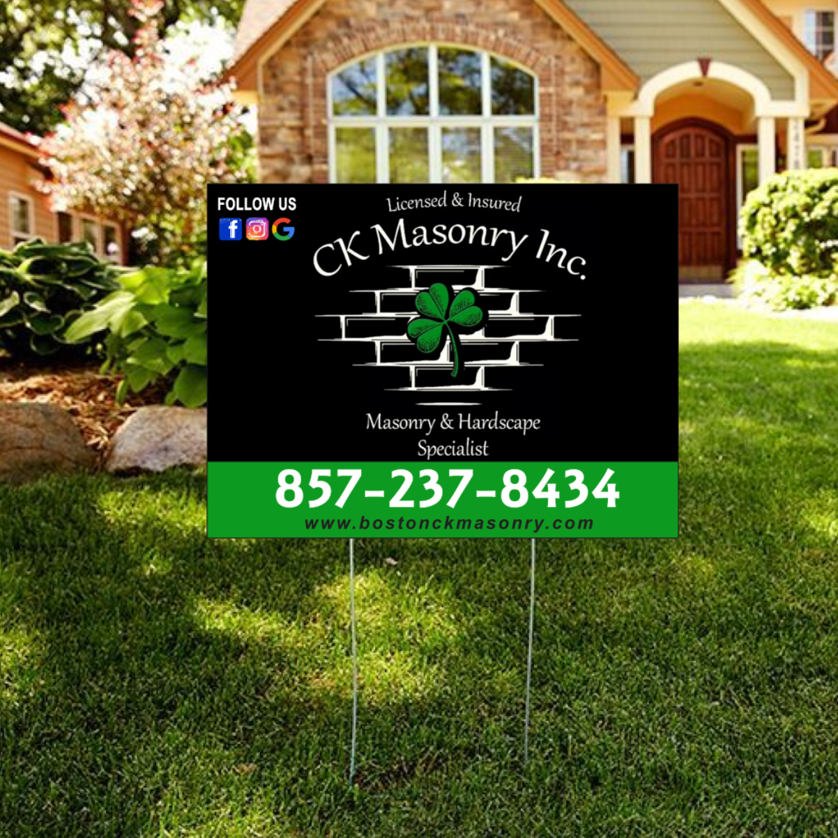 Coroplast Sign for Yards or Weddings or Special Events
