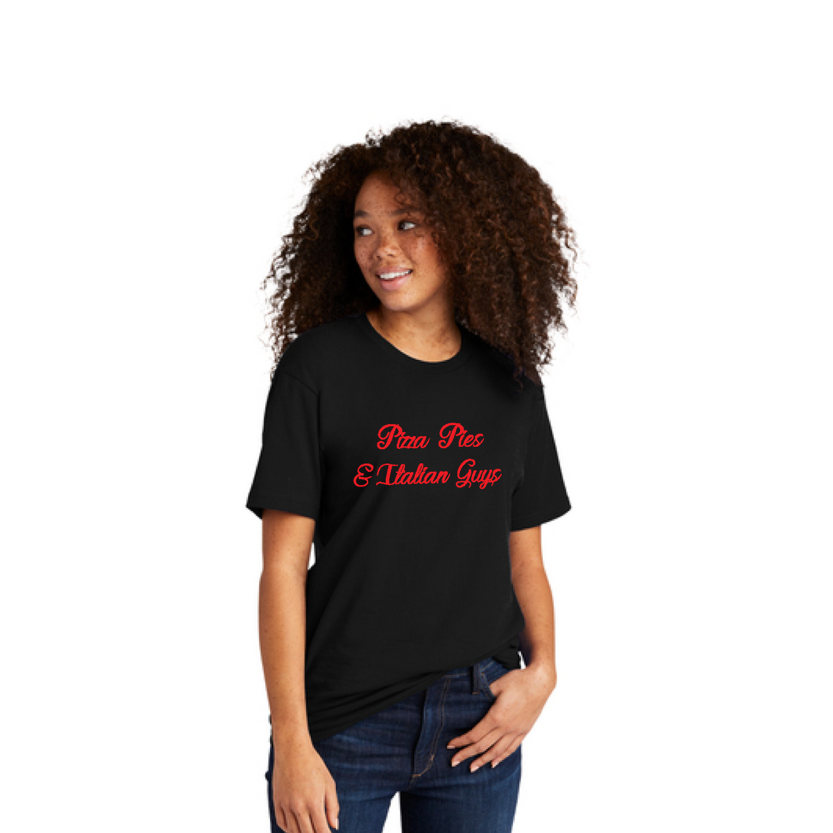 Pizza Pies &amp; Italian Guys Crew Neck T-Shirt