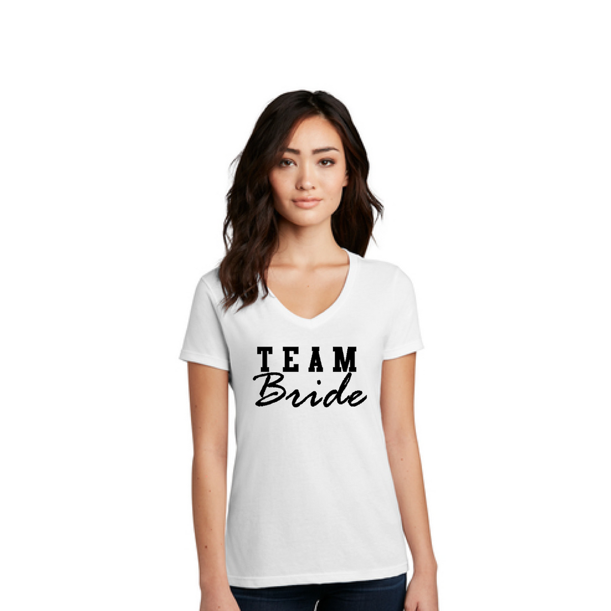 Team Bride V-Neck T-Shirt